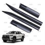 ยางขอบประตู ยางกันกระแทกประตู 4 ชิ้น สีดำ สำหรับ Toyota REVO 2Dr Cab ปี 2015-2022